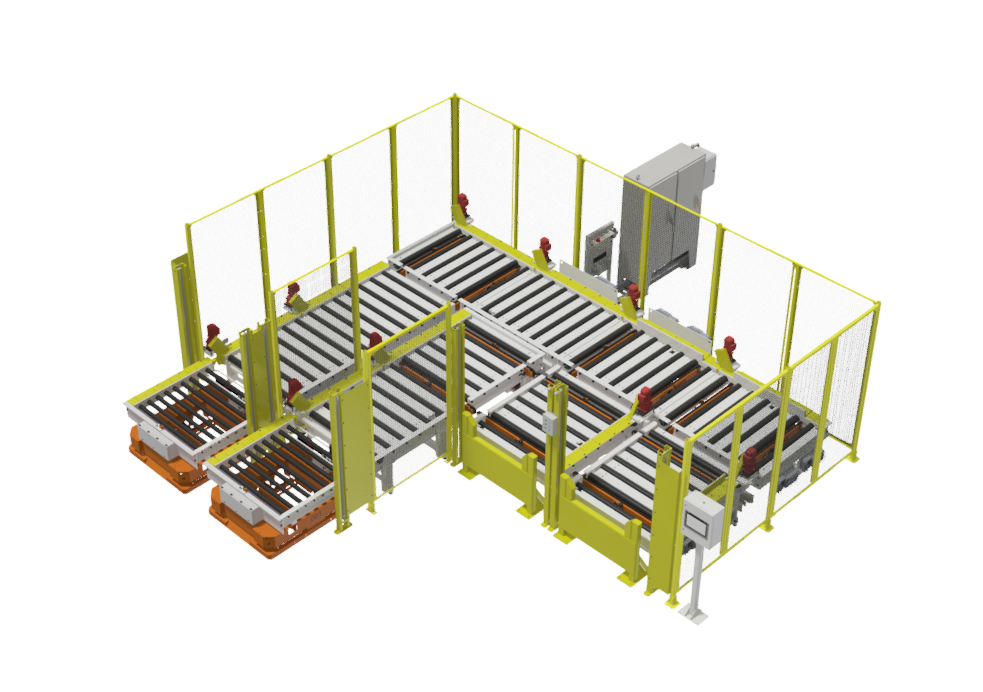5605 Ingot Conveyor Rendering - ISO View